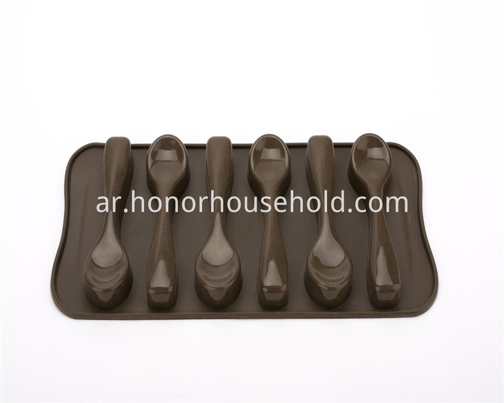 LD-C0004 DIY Cake Mold BPA المبيعات الساخنة المبيعات الساخنة السيليكون قوالب ملعقة شكل كيك السيليكون